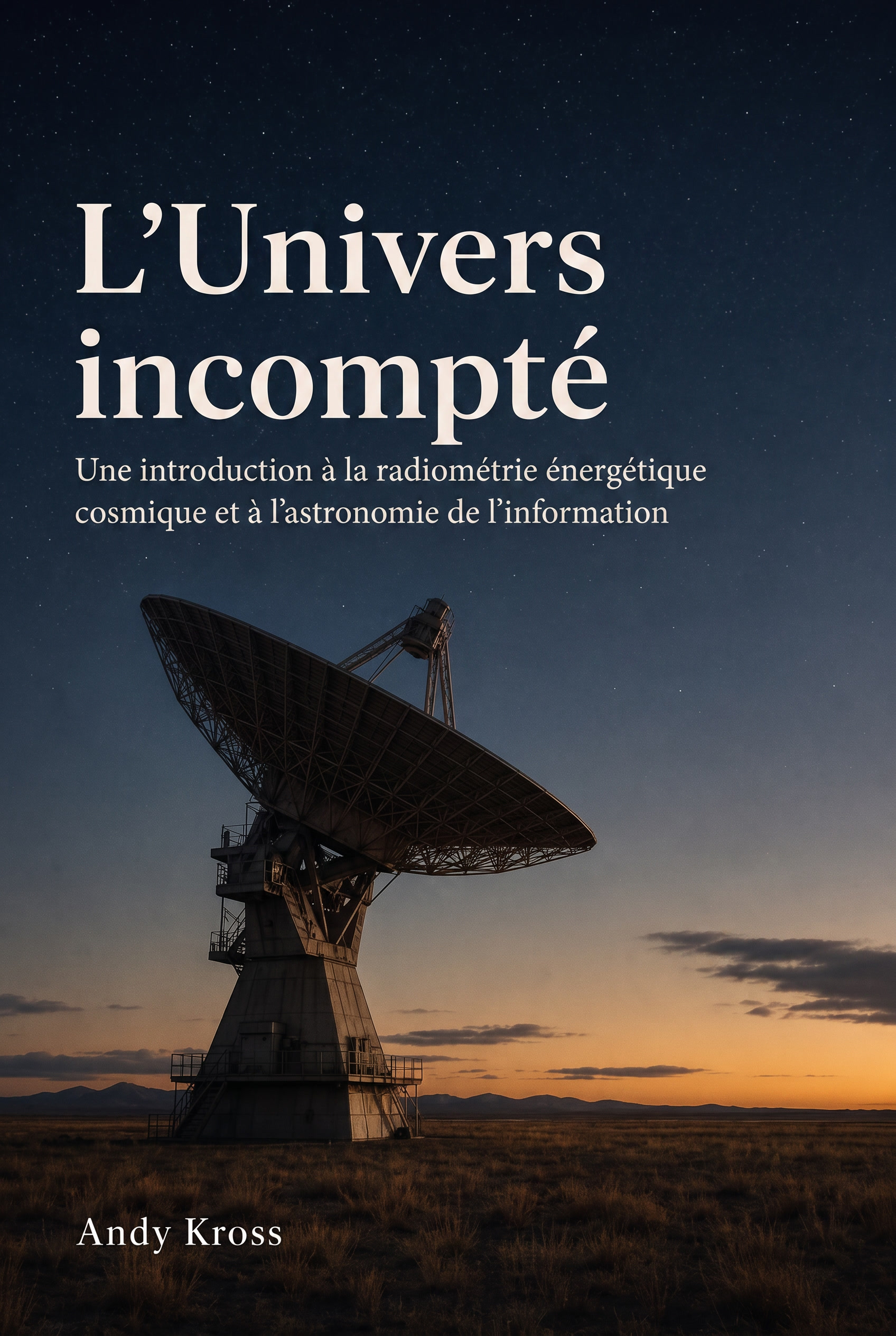 L'Univers incompté — couverture du livre